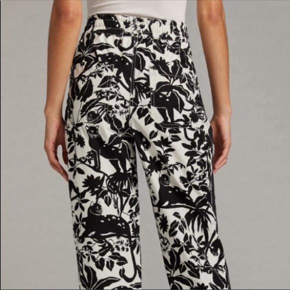 Anthropologie Maeve Tenley Twill Cat Track Pants - Picture 2 of 8